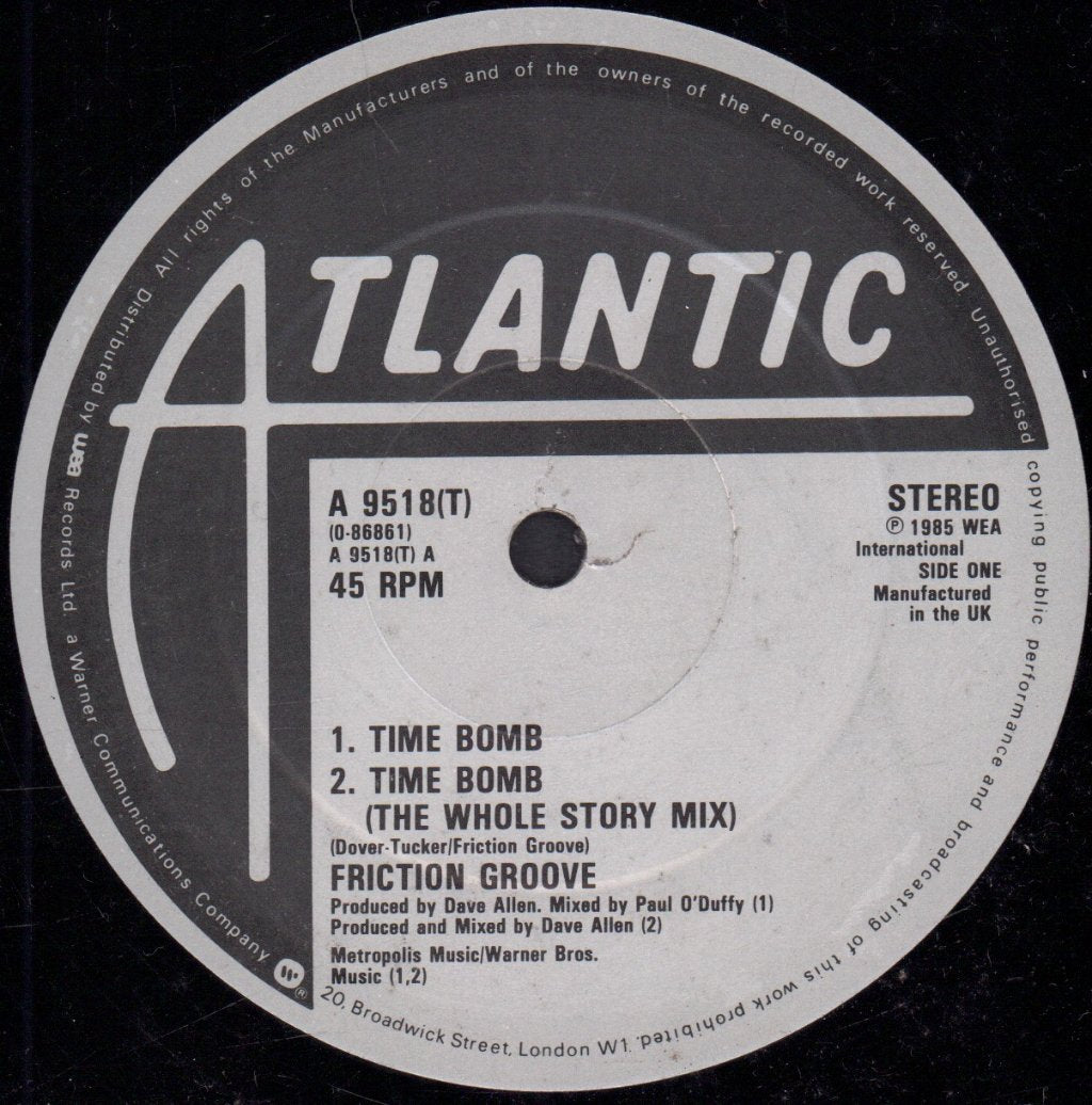 Friction Groove - Time Bomb - 12 Inch
