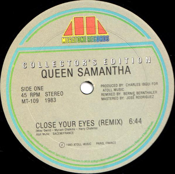 Queen Samantha - Close Your Eyes - 12 Inch