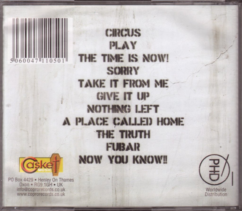 Walrus (punk rock) - Now You Know - Cd