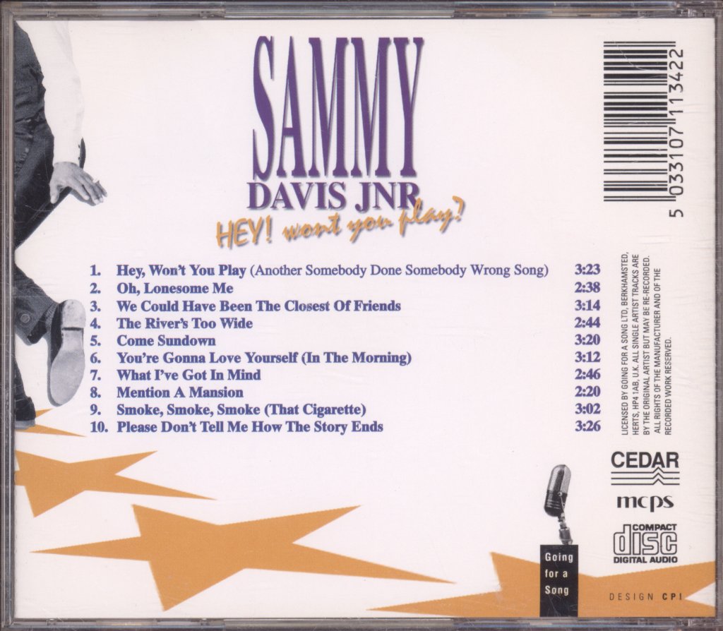 Sammy Davis Jr. - Hey! Won't You Play? - Cd