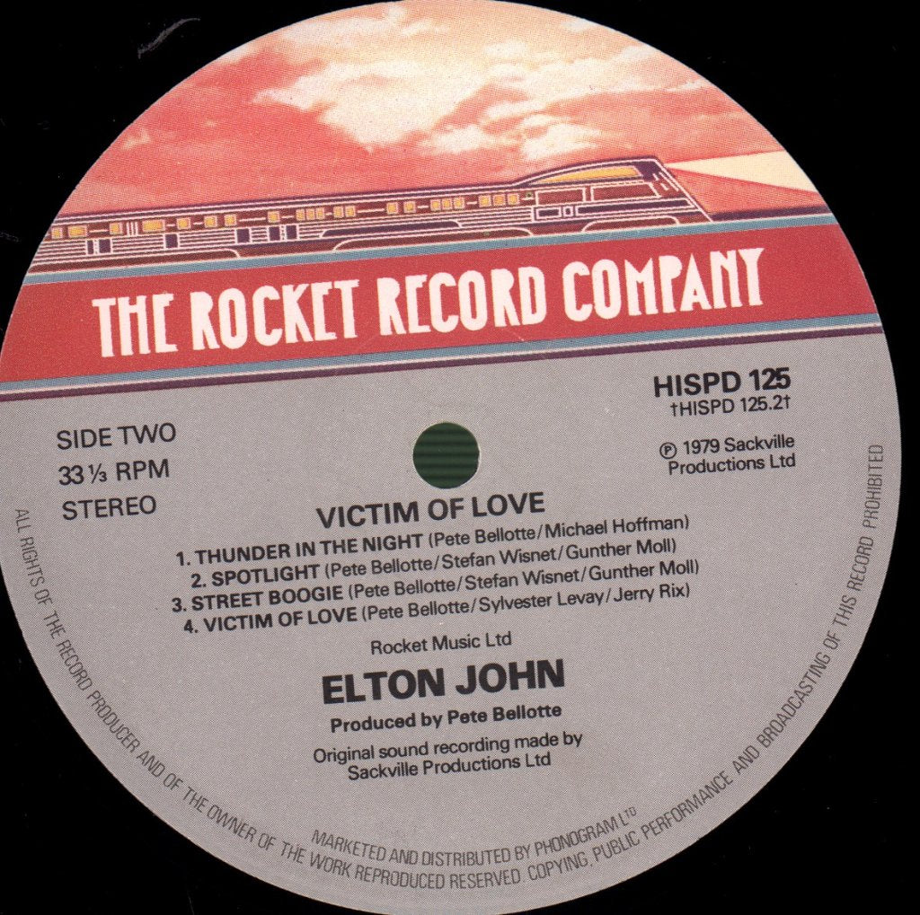 Elton John - Victim Of Love - Lp