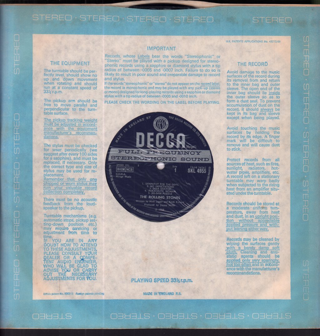 Rolling Stones - Beggars Banquet - Lp
