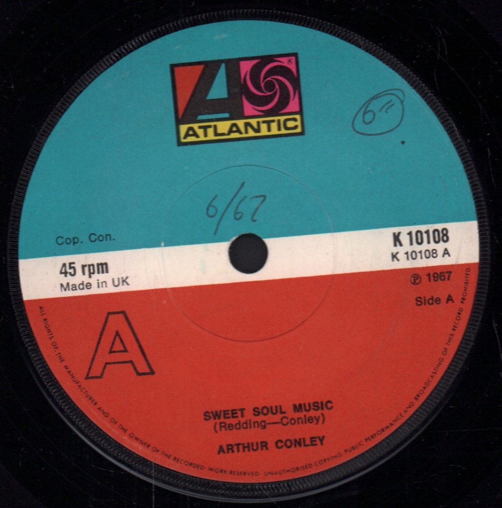 Arthur Conley - Sweet Soul Music - 7 Inch