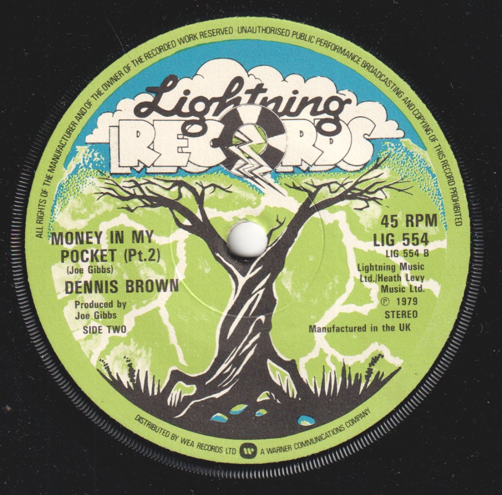 Dennis Brown - Money In My Pocket - 7 Inch