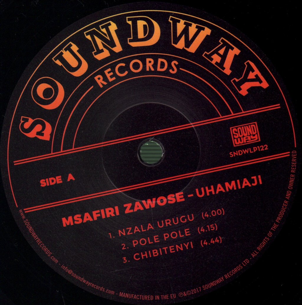 Msafiri Zawose - Uhamiaji - Double Lp