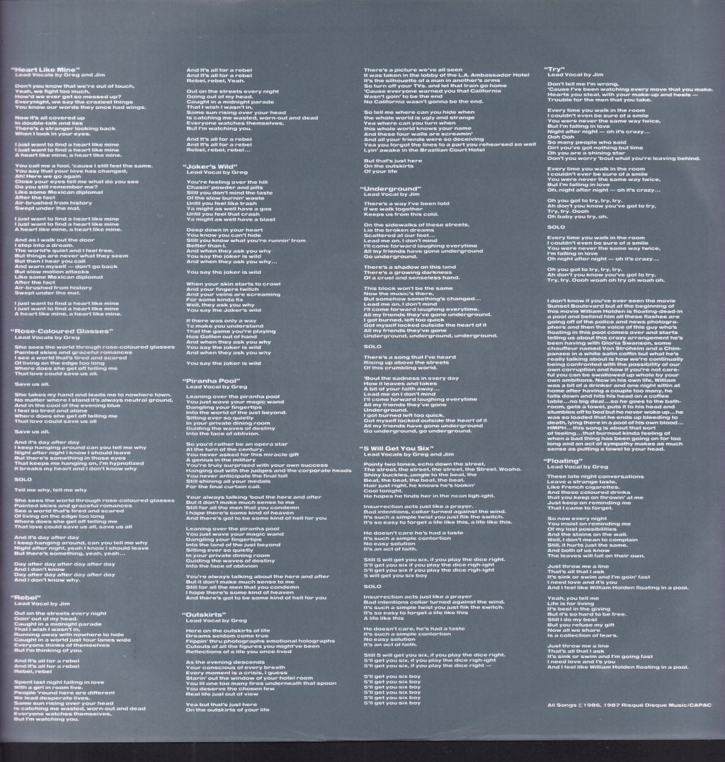 Blue Rodeo - Outskirts - Lp