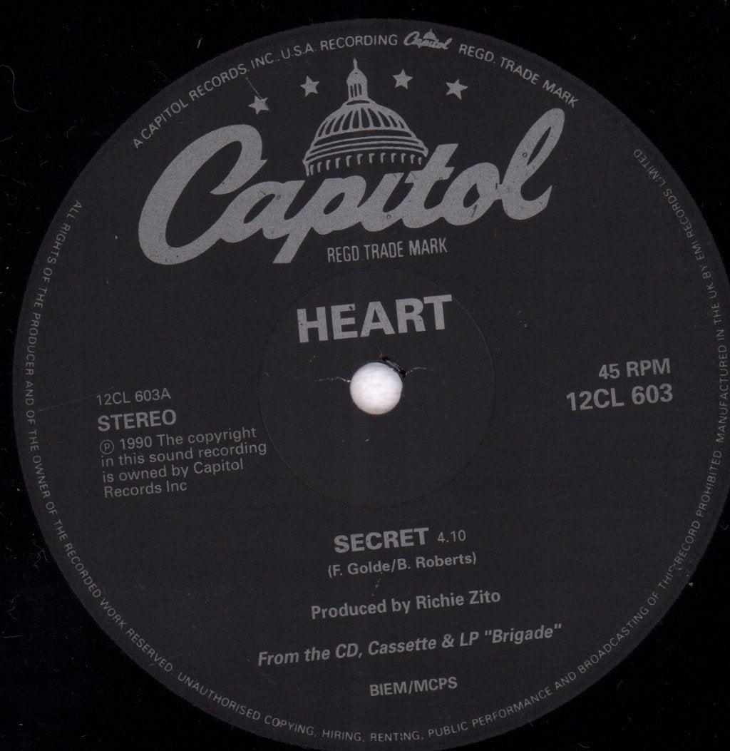 Heart - Secret - 12 Inch