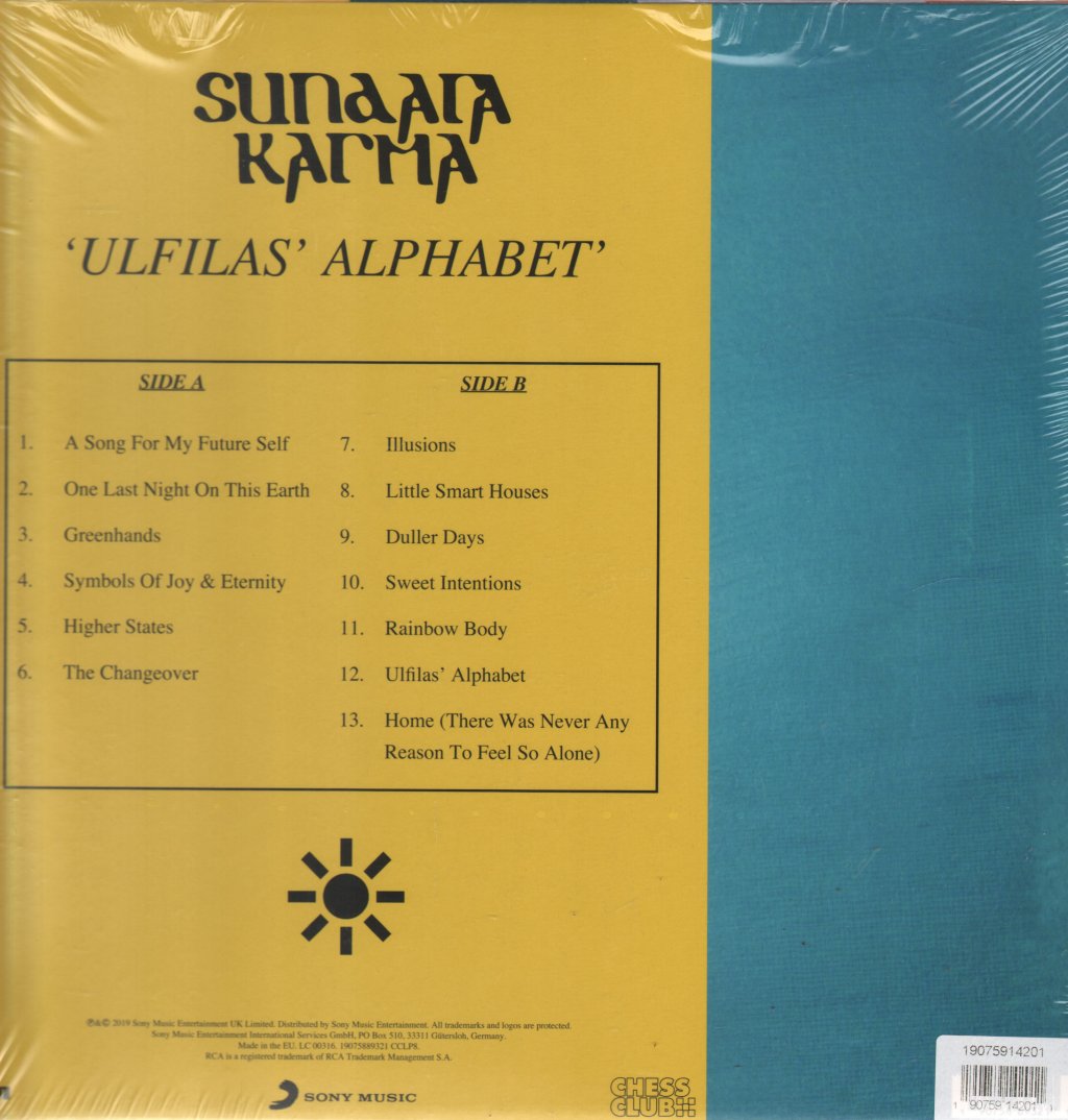 Sundara Karma - Ulfilas' Alphabet - Lp