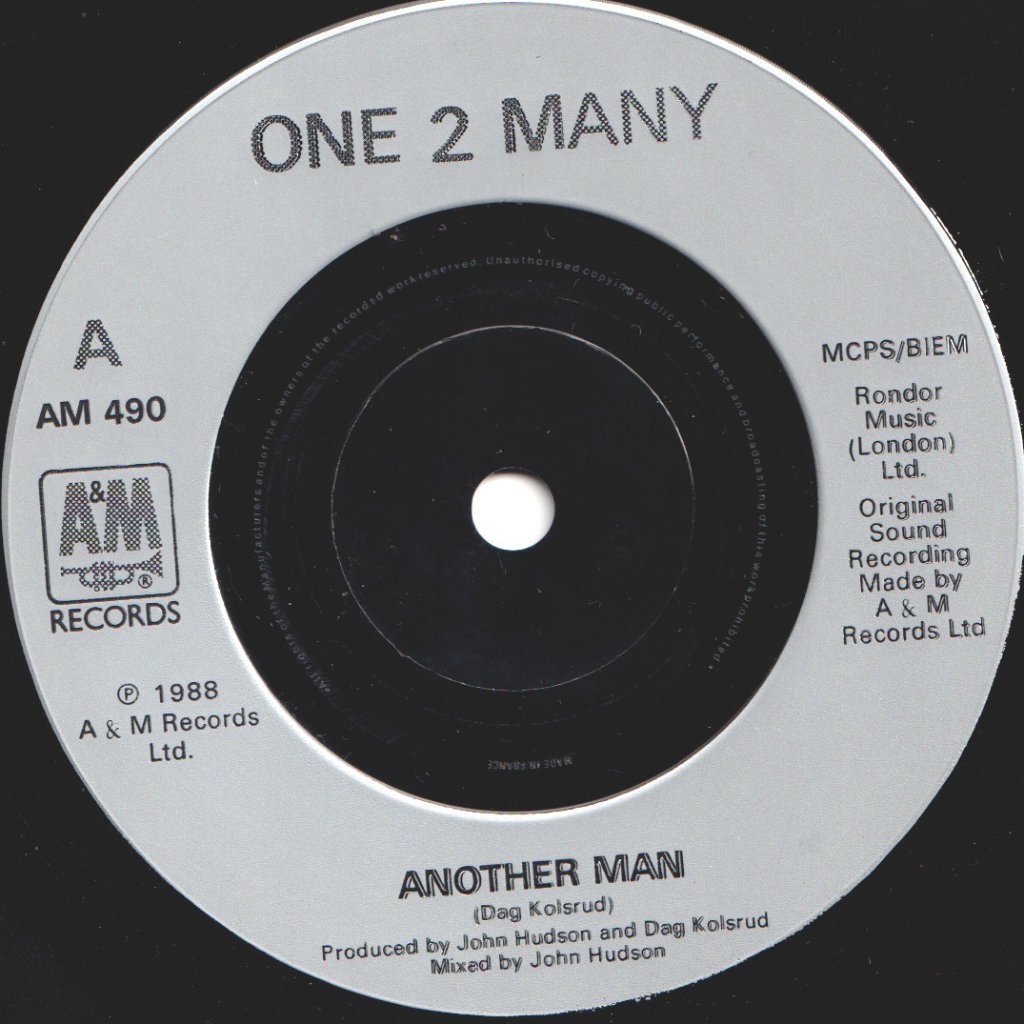 One 2 Many - Another Man - 7 Inch