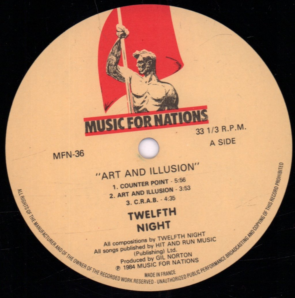 Twelfth Night (80'S Prog) - Art And Illusion - Lp