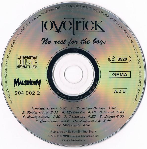 Lovetrick - No Rest For The Boys - Cd