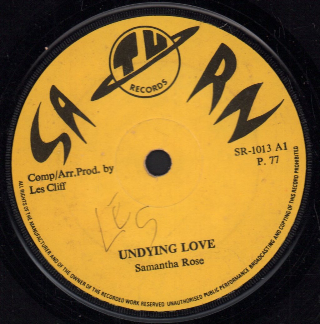 Samantha Rose / Les Cliff - Undying Love - 7 Inch