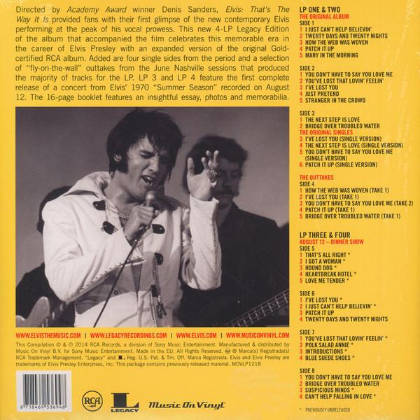 Elvis Presley - That's The Way It Is - Lp Set