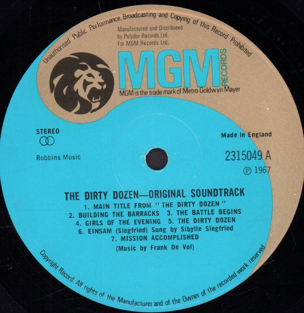 Dirty Dozen - From The Original Soundtrack - Lp