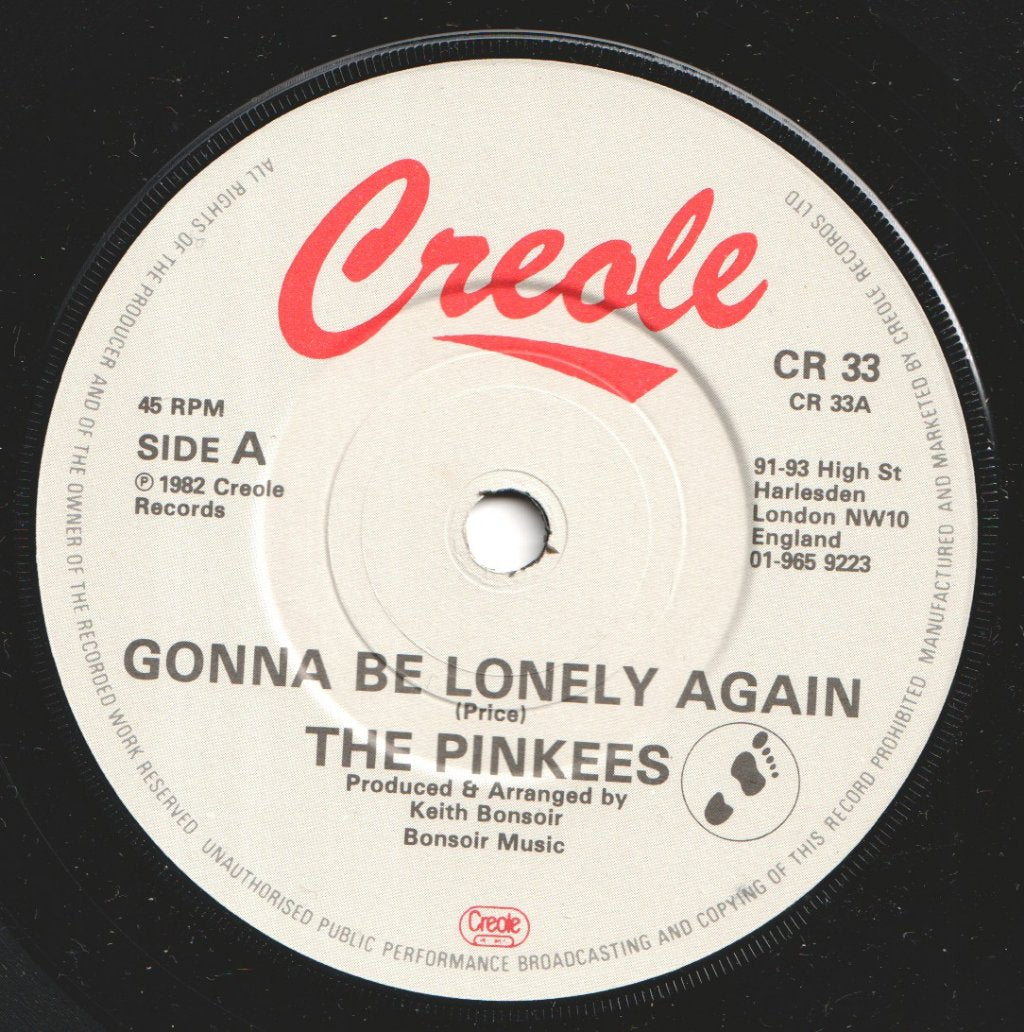Pinkees - Gonna Be Lonely Again - 7 Inch