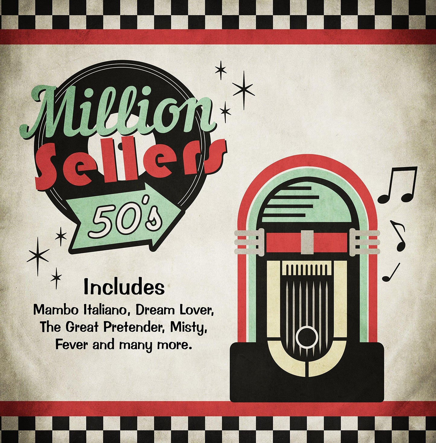Various Artists - Million Sellers 50's - 25 Greatest Hits of the 1950s - Cd
