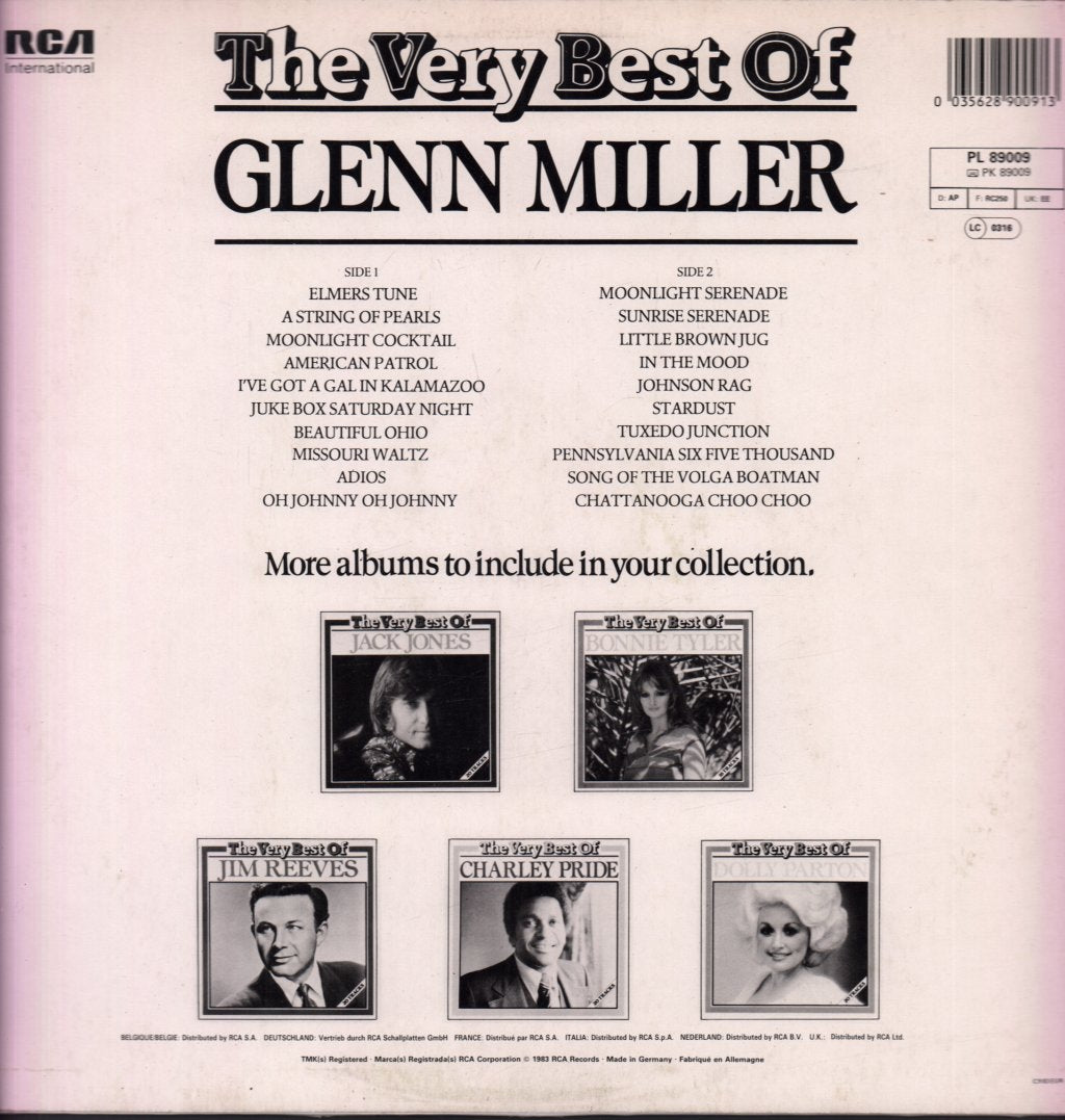 Glenn Miller And His Orchestra - Very Best Of - Lp