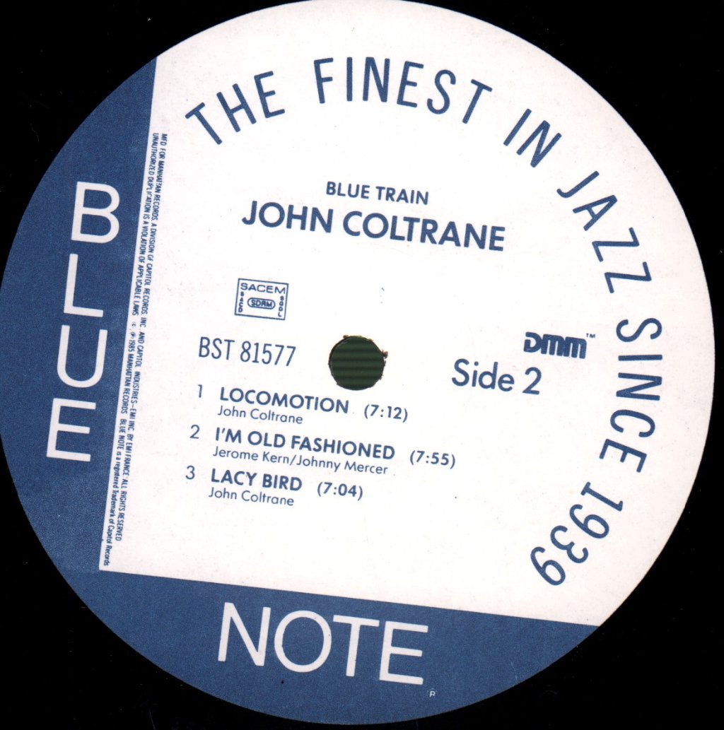 John Coltrane - Blue Train - Lp