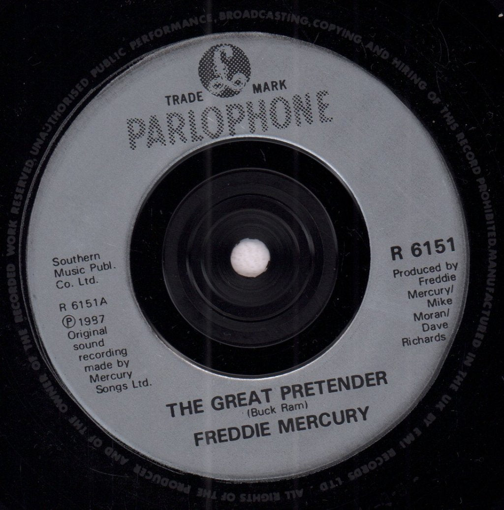 Freddie Mercury - Great Pretender - 7 Inch