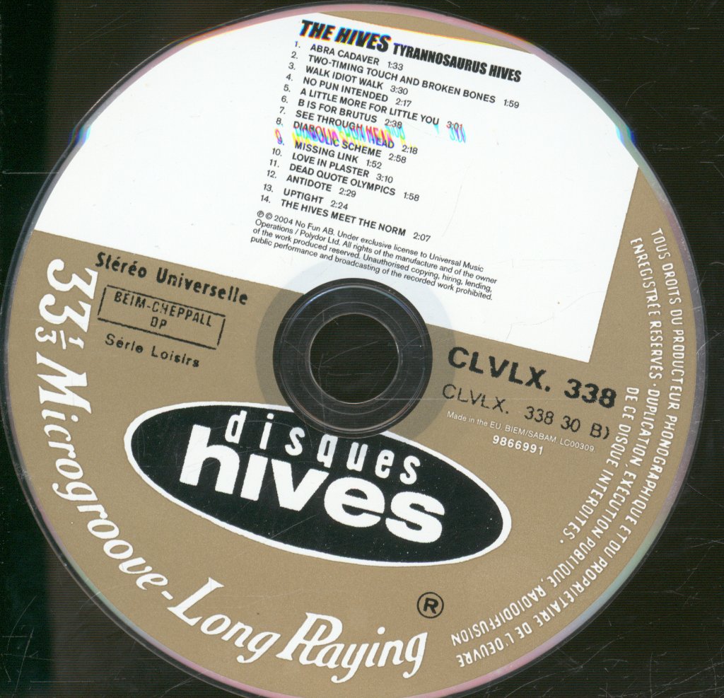 Hives - Tyrannosaurus Hives - Cd