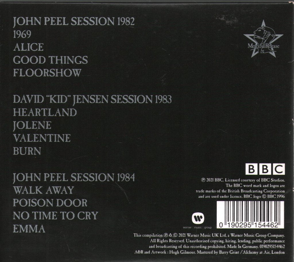 Sisters Of Mercy - BBC Sessions 1982 - 1984 - Cd