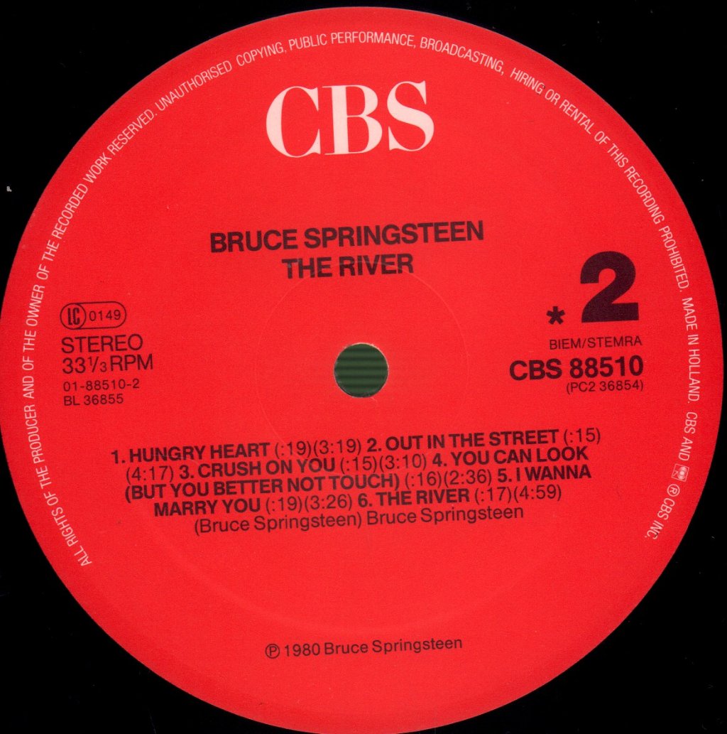 Bruce Springsteen - River - Double Lp
