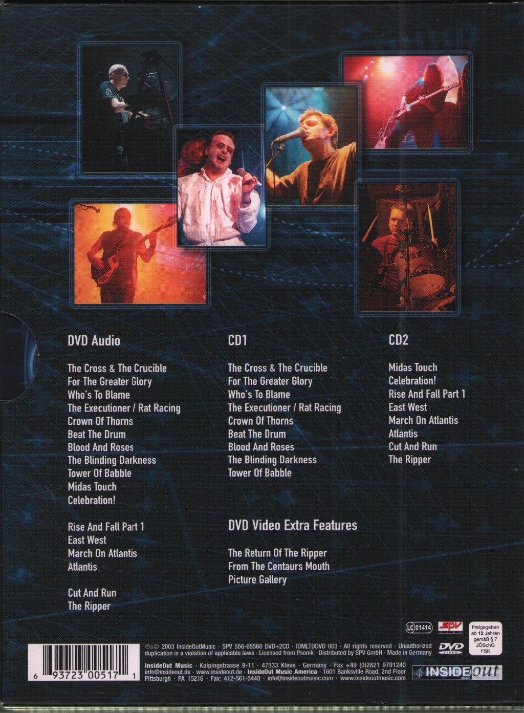 Pallas - Blinding Darkness - Cd/Dvd