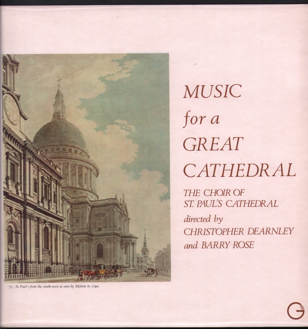 Choir Of St. Paul's Cathedral - Music For A Great Cathedral - Lp