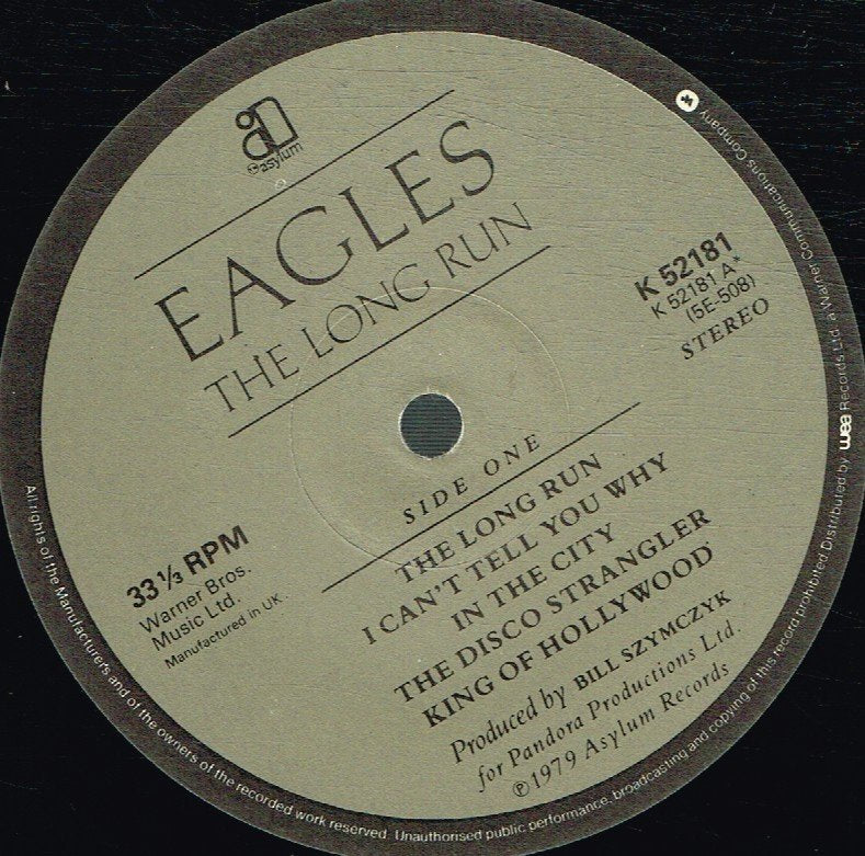 Eagles - Long Run - Lp