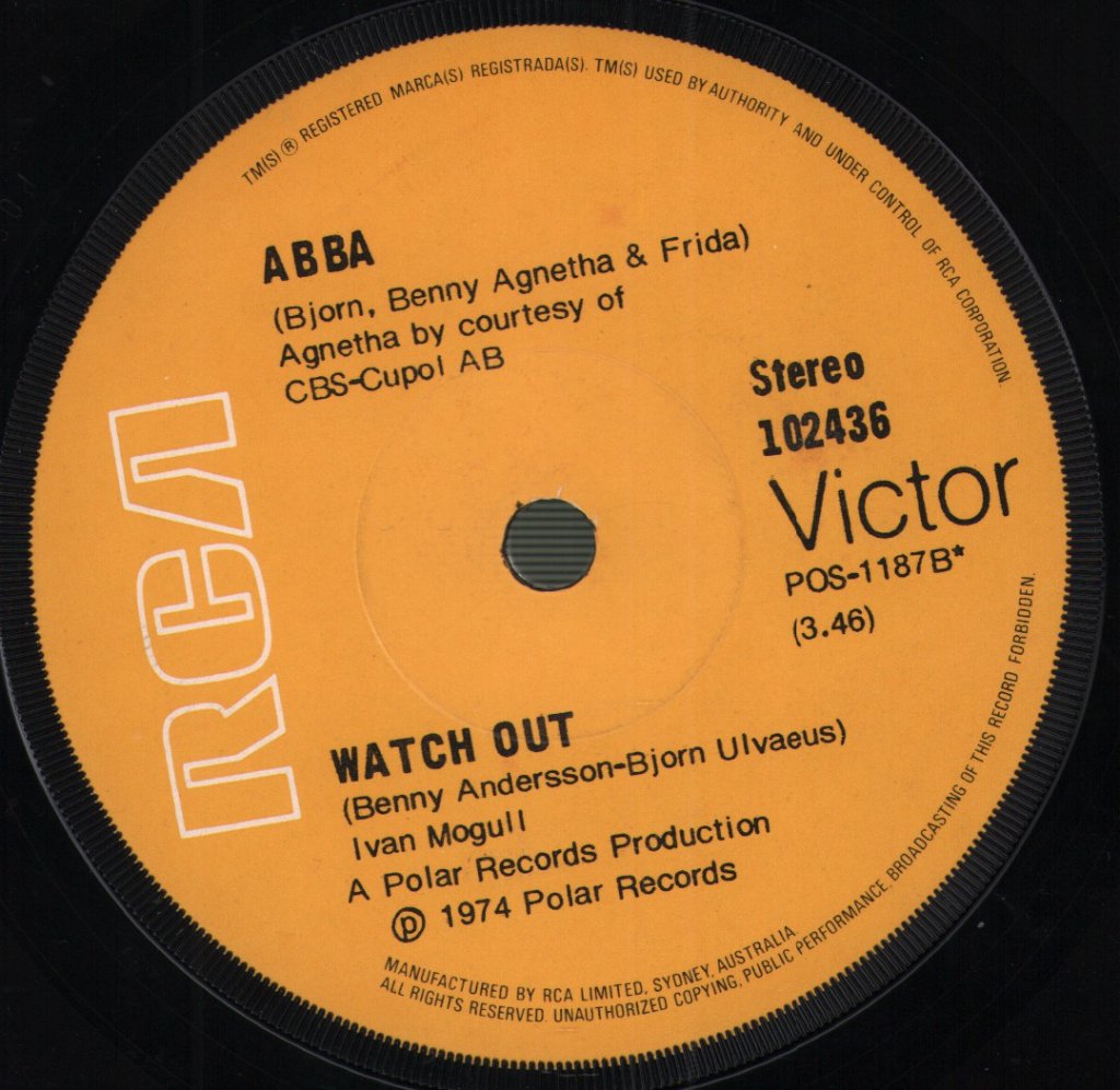 ABBA - Waterloo - 7 Inch