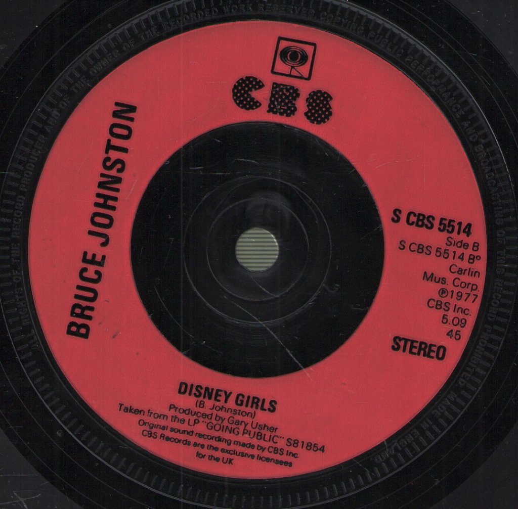 Bruce Johnston - Pipeline - 7 Inch