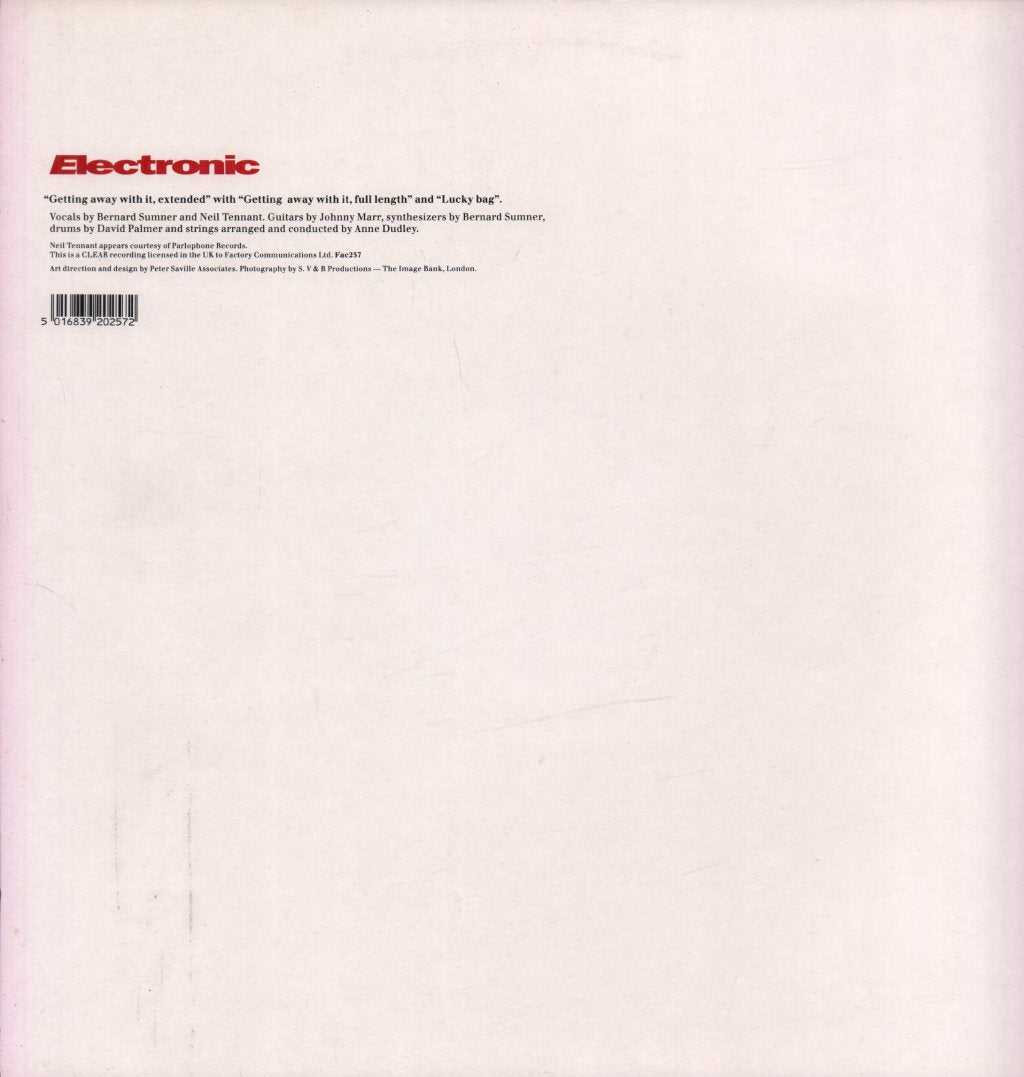 Electronic - Getting Away With It - 12 Inch