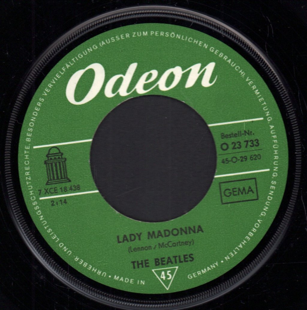Beatles - Lady Madonna - 7 Inch