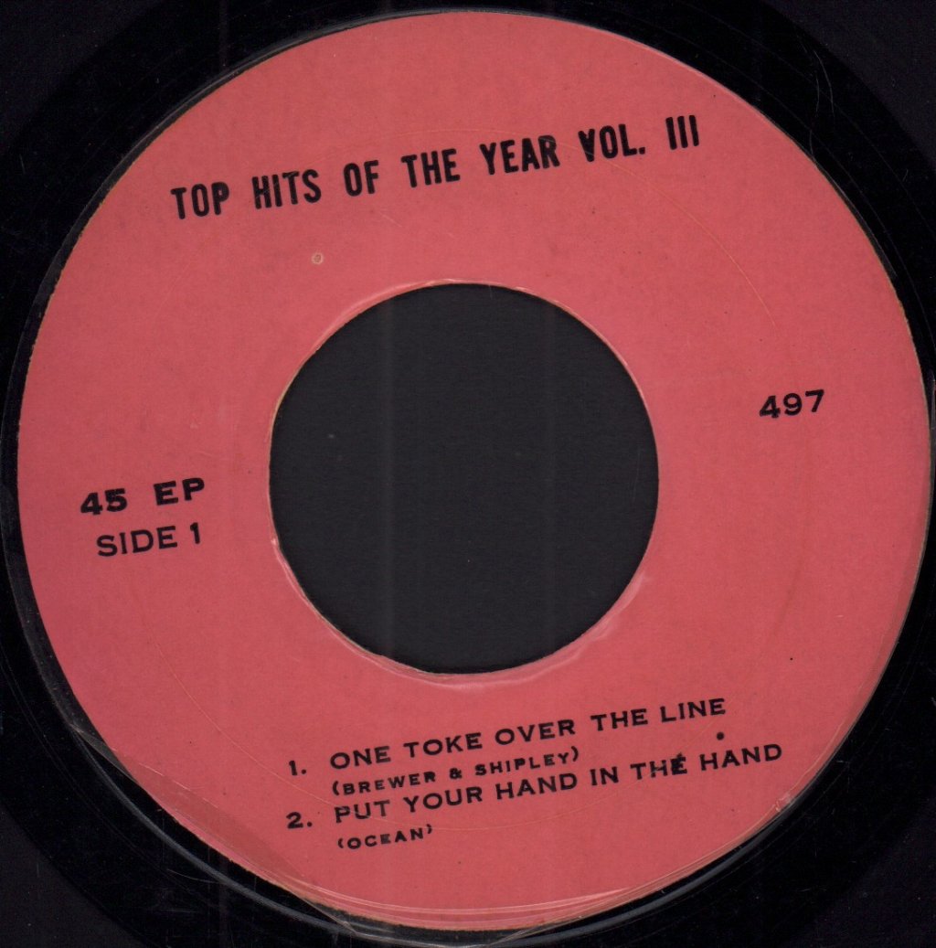 brewer and shipley / ocean / dawn / neil diamond - top hits of the year vol. III - 7 Inch