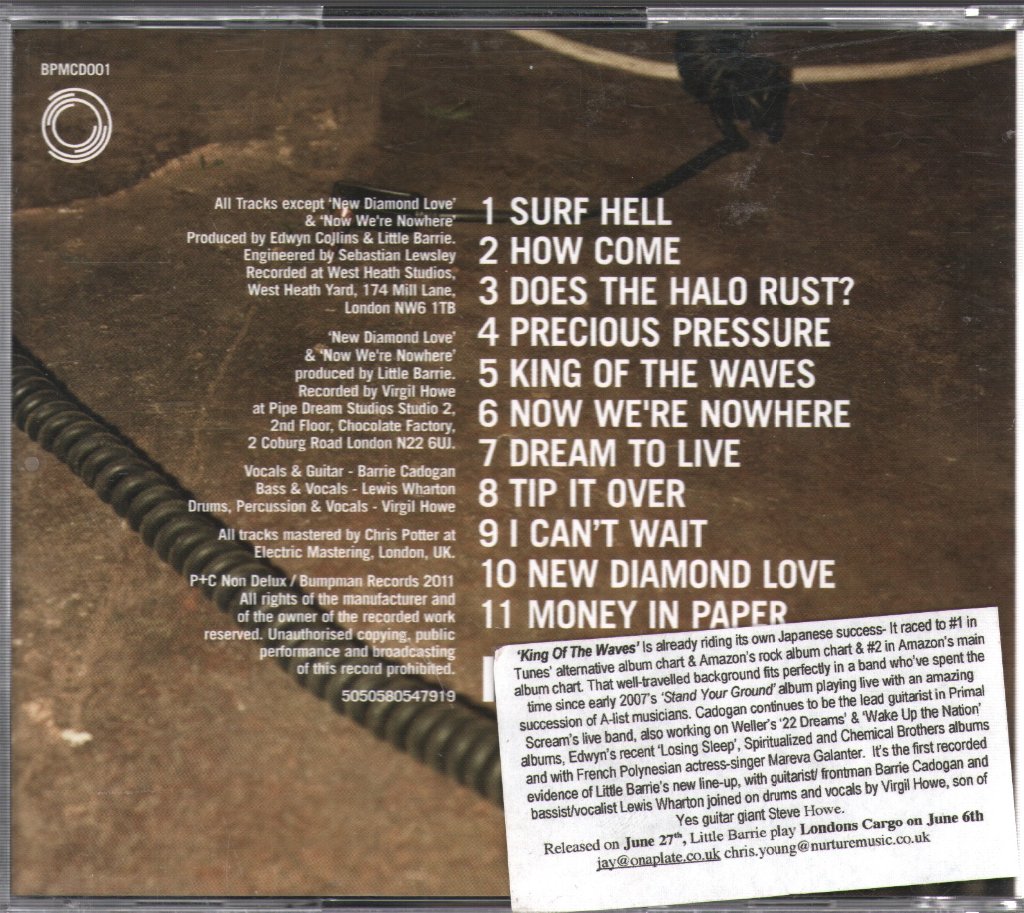 Little Barrie - King Of The Waves - Cd