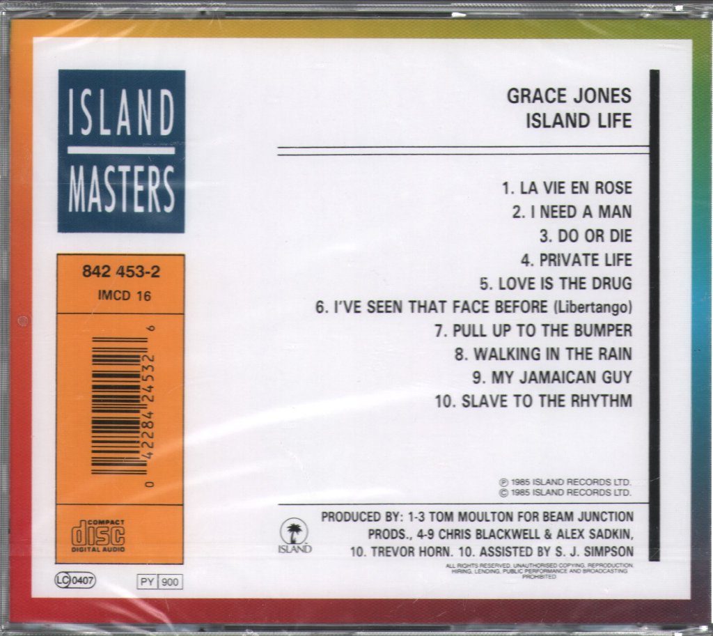 Grace Jones - Island Life - Cd