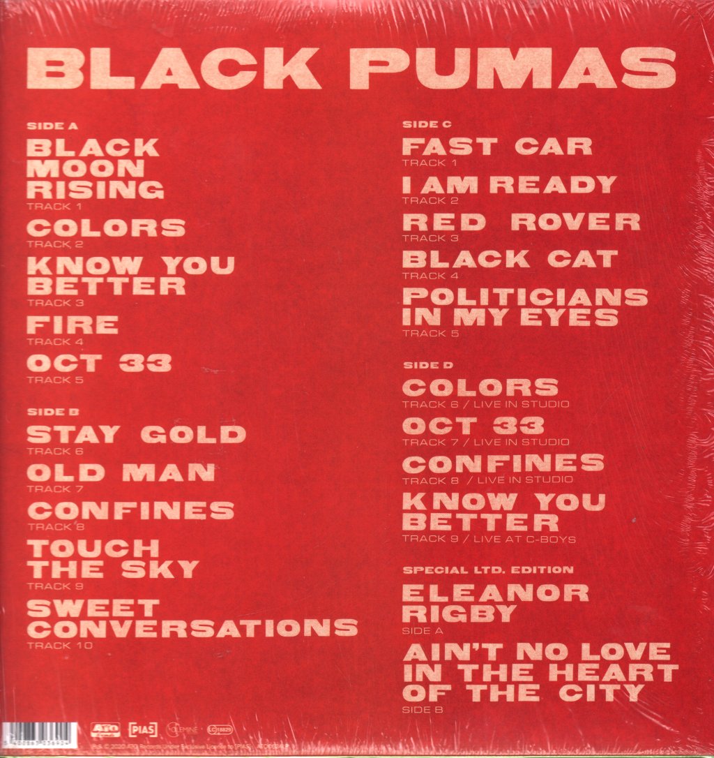 Black Pumas - Black Pumas - Lp