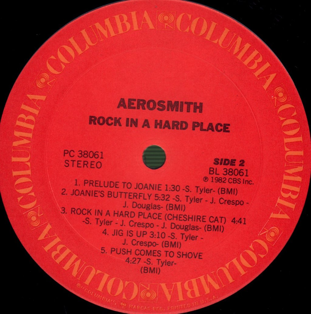 Aerosmith - Rock In A Hard Place - Lp