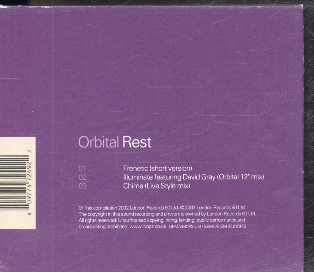 Orbital - Rest - Cd