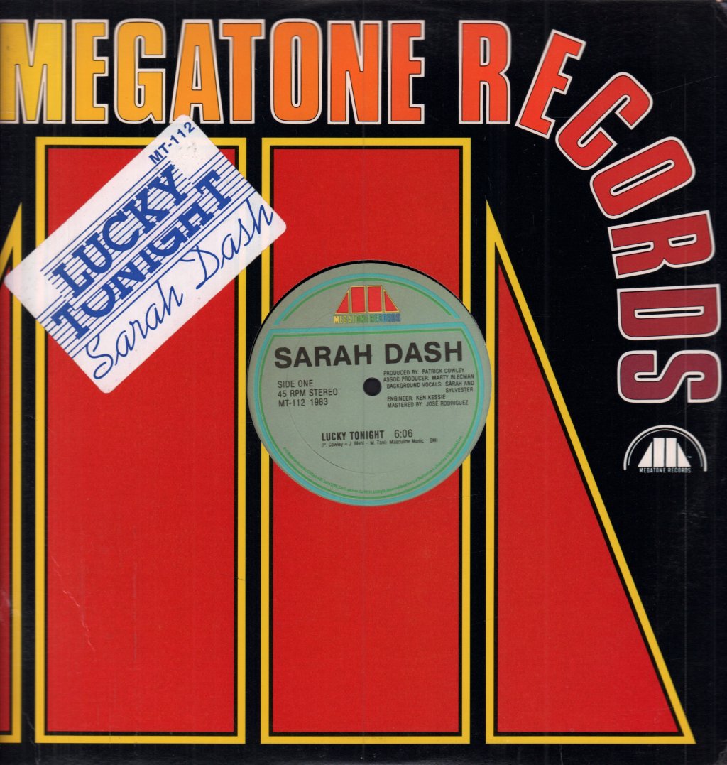 Sarah Dash - Lucky Tonight - 12 Inch