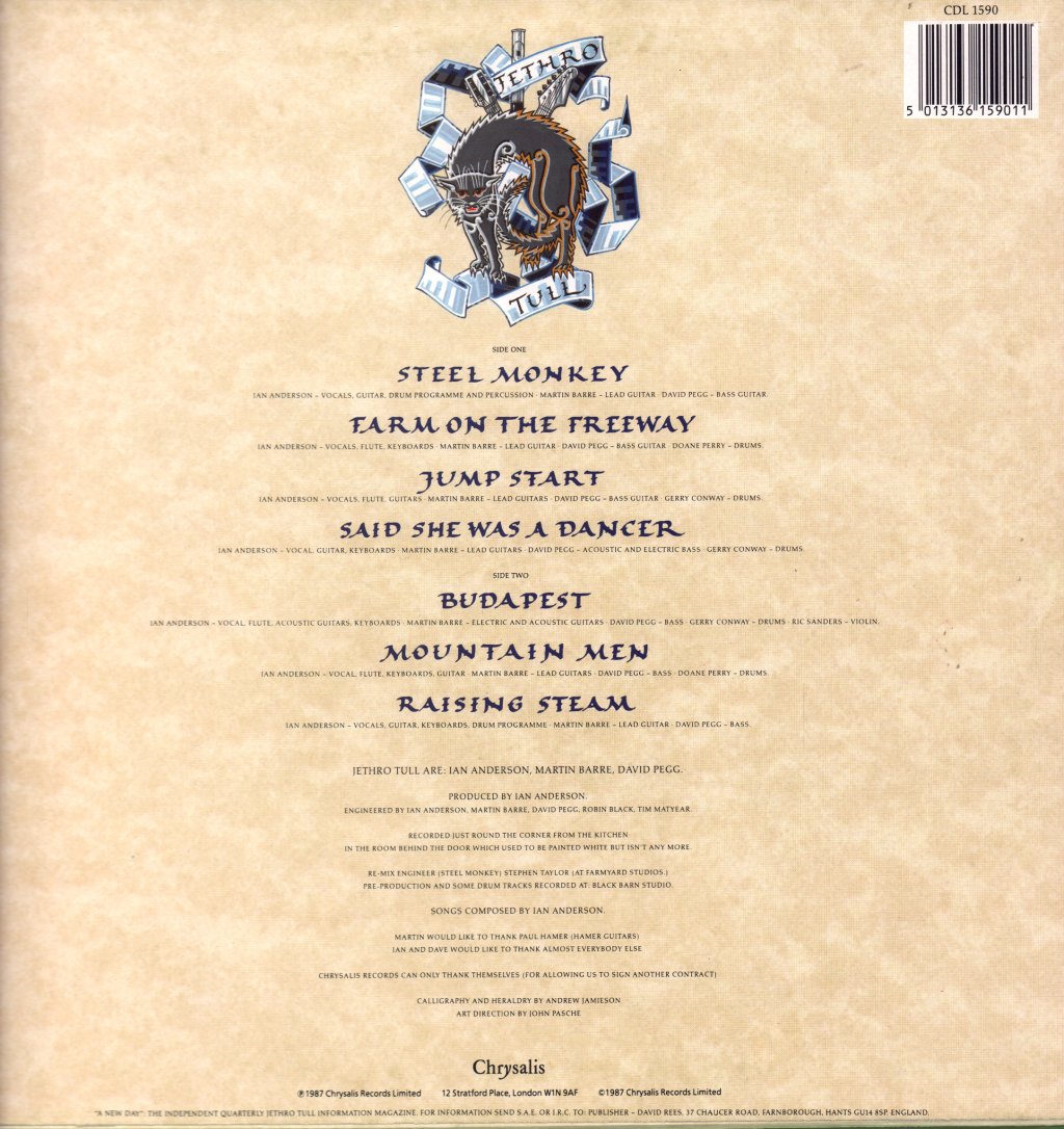 Jethro Tull - Crest Of A Knave - Lp