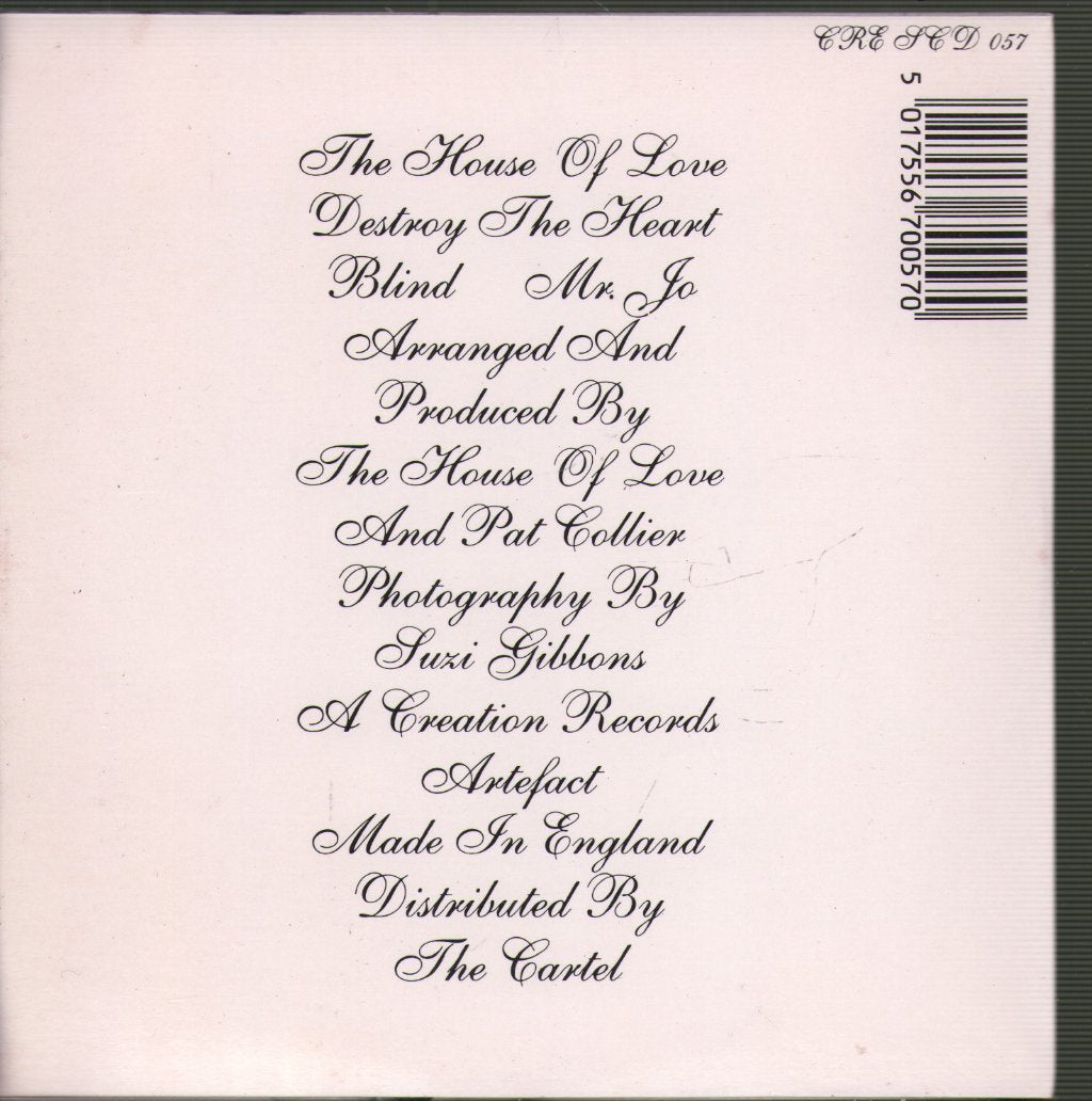 House Of Love - Destroy The Heart - Cd