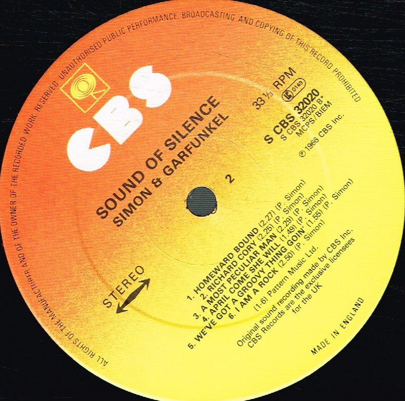 Simon And Garfunkel - Sounds Of Silence - Lp