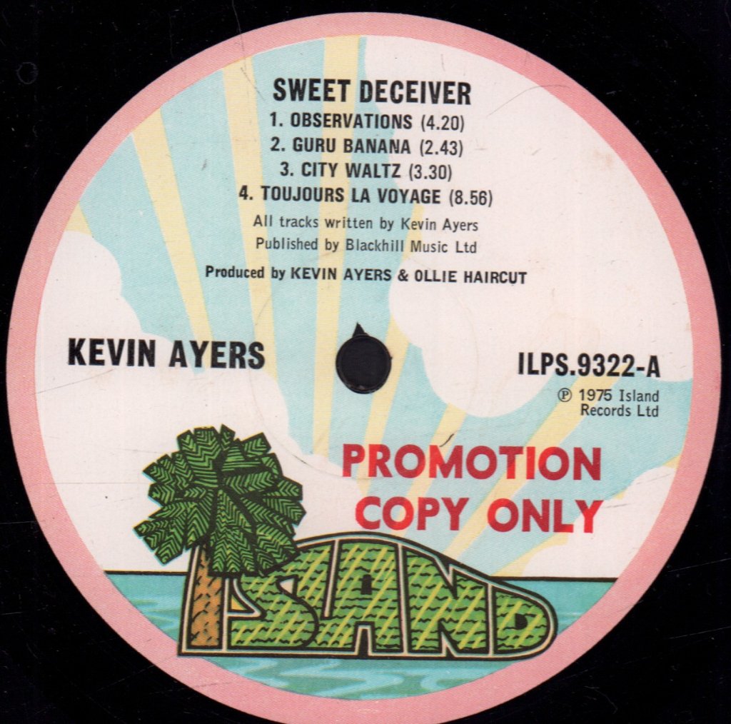 Kevin Ayers - Sweet Deceiver - Lp