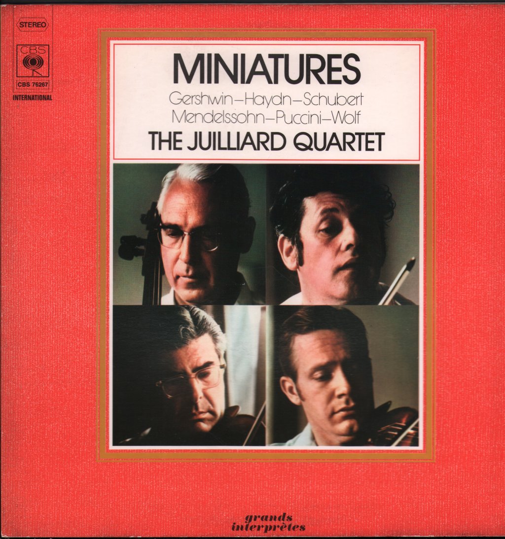 Juilliard String Quartet - Miniatures - Lp