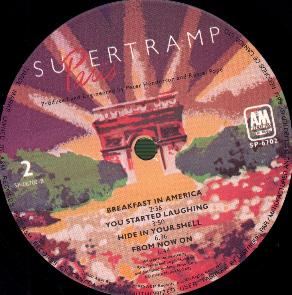 Supertramp - Paris - Double Lp