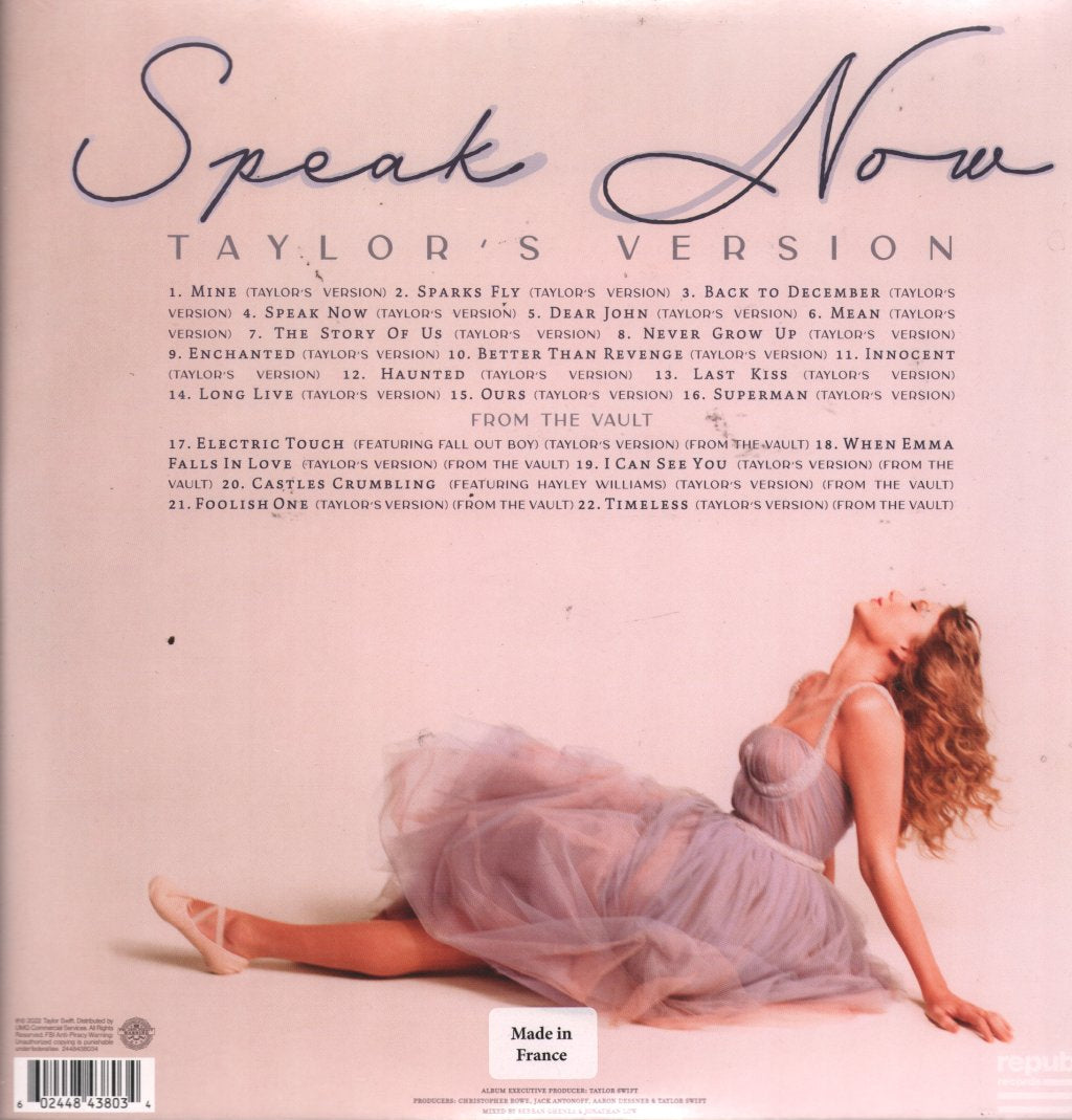 Taylor Swift - Speak Now (Taylor's Version) - Triple Lp