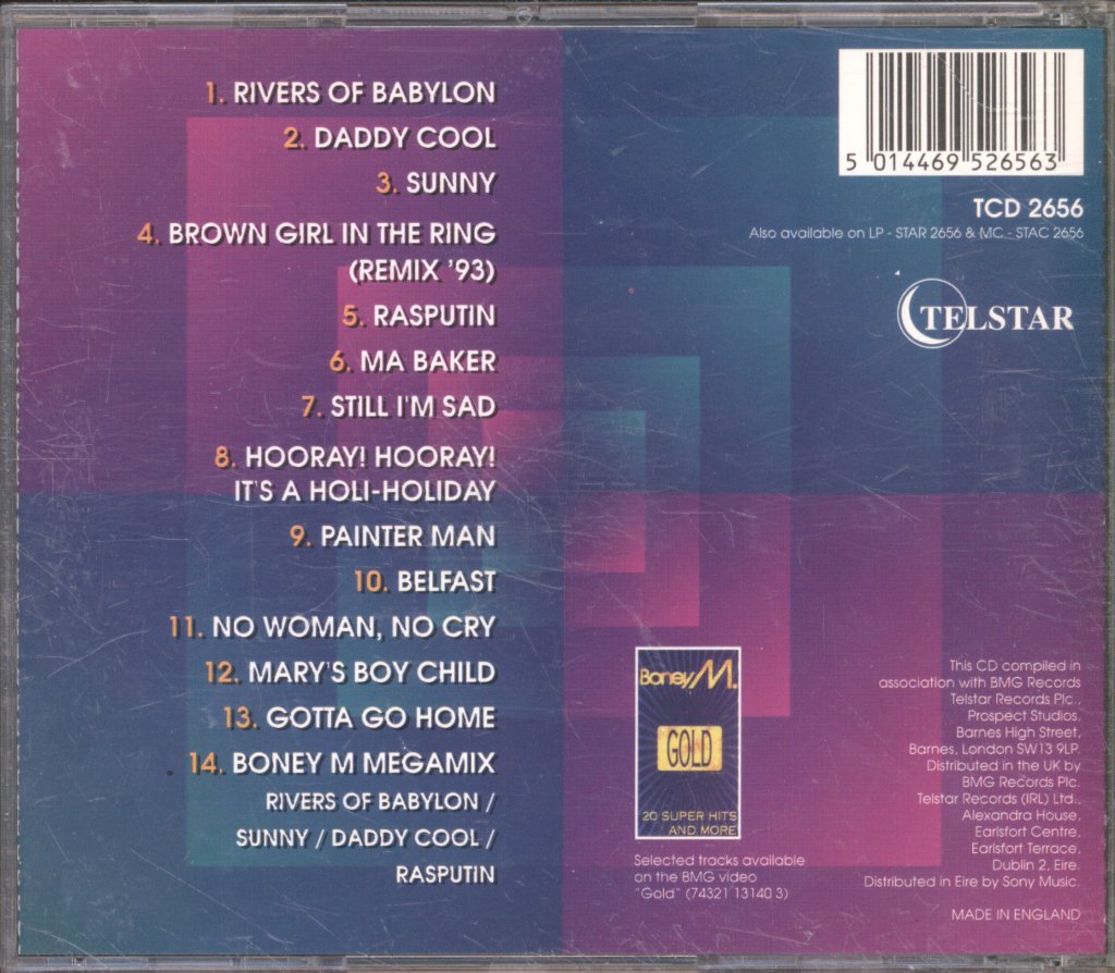 Boney M - Greatest Hits - Cd