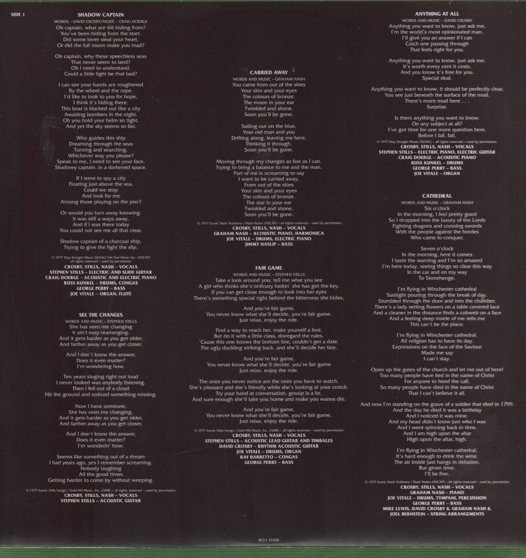 Crosby, Stills & Nash - CSN - Lp