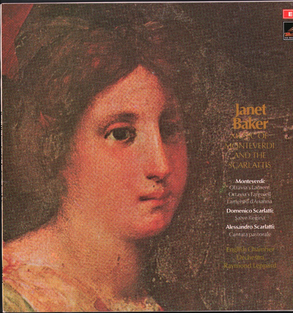 Janet Baker / Raymond Leppard / English Chamber Orchestra - Music of Monteverdi and the Scarlattis - Lp